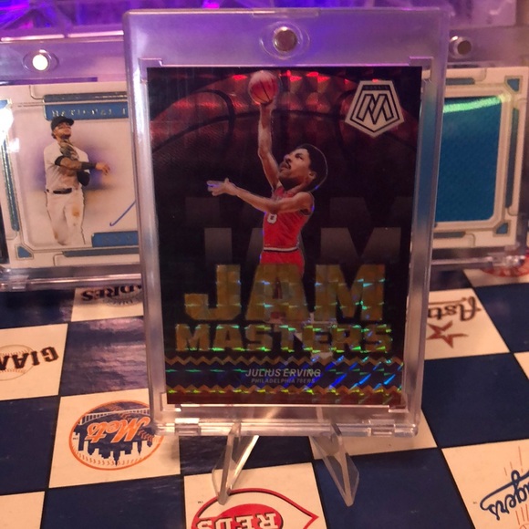 Julius Erving numbered 02/99 NBA Jam Masters Trading Card - Picture 1 of 3